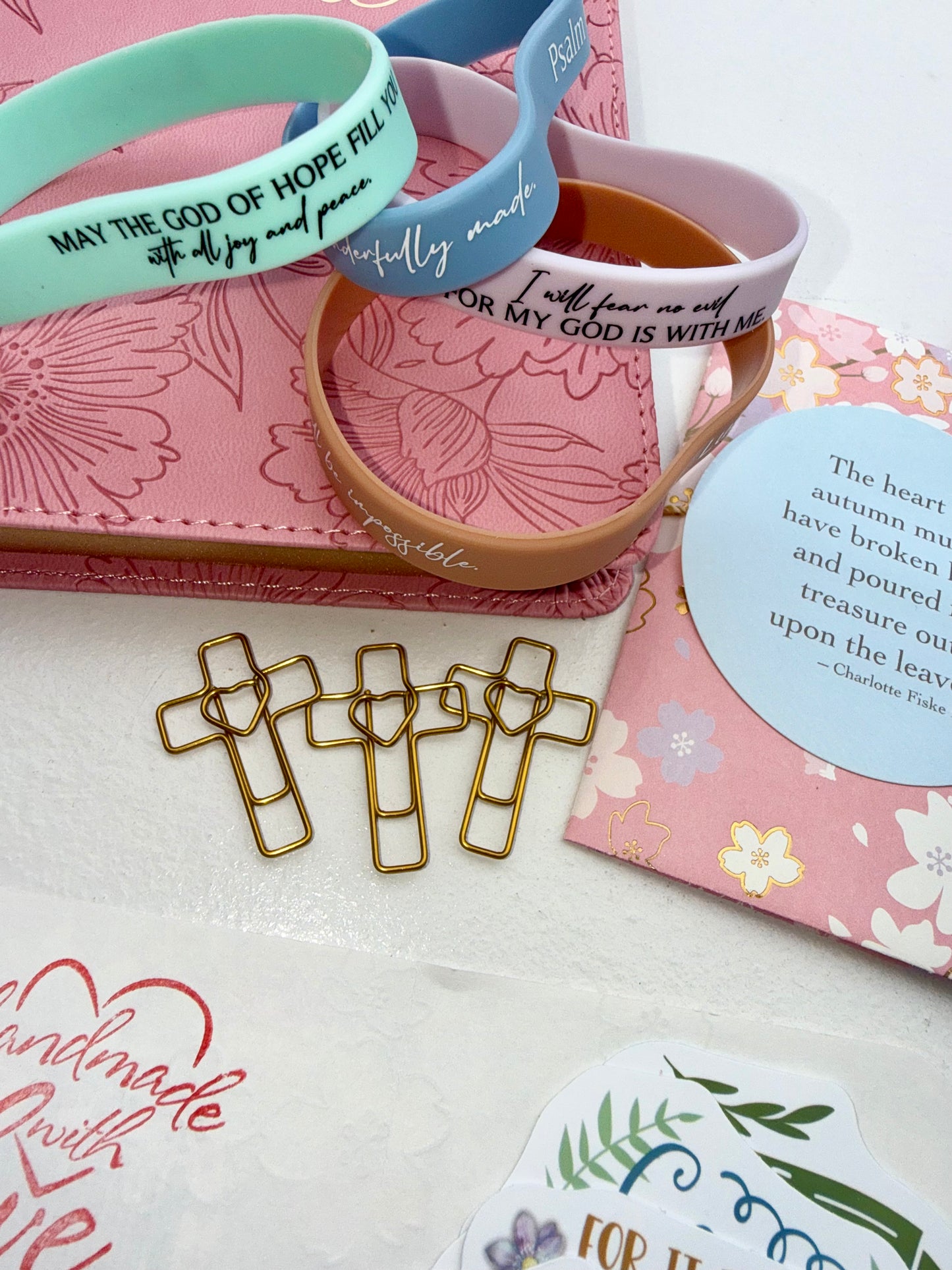 Bible Study Mini Grab Bag (4” x 5”) with 22 Items | Faith Based Essentials