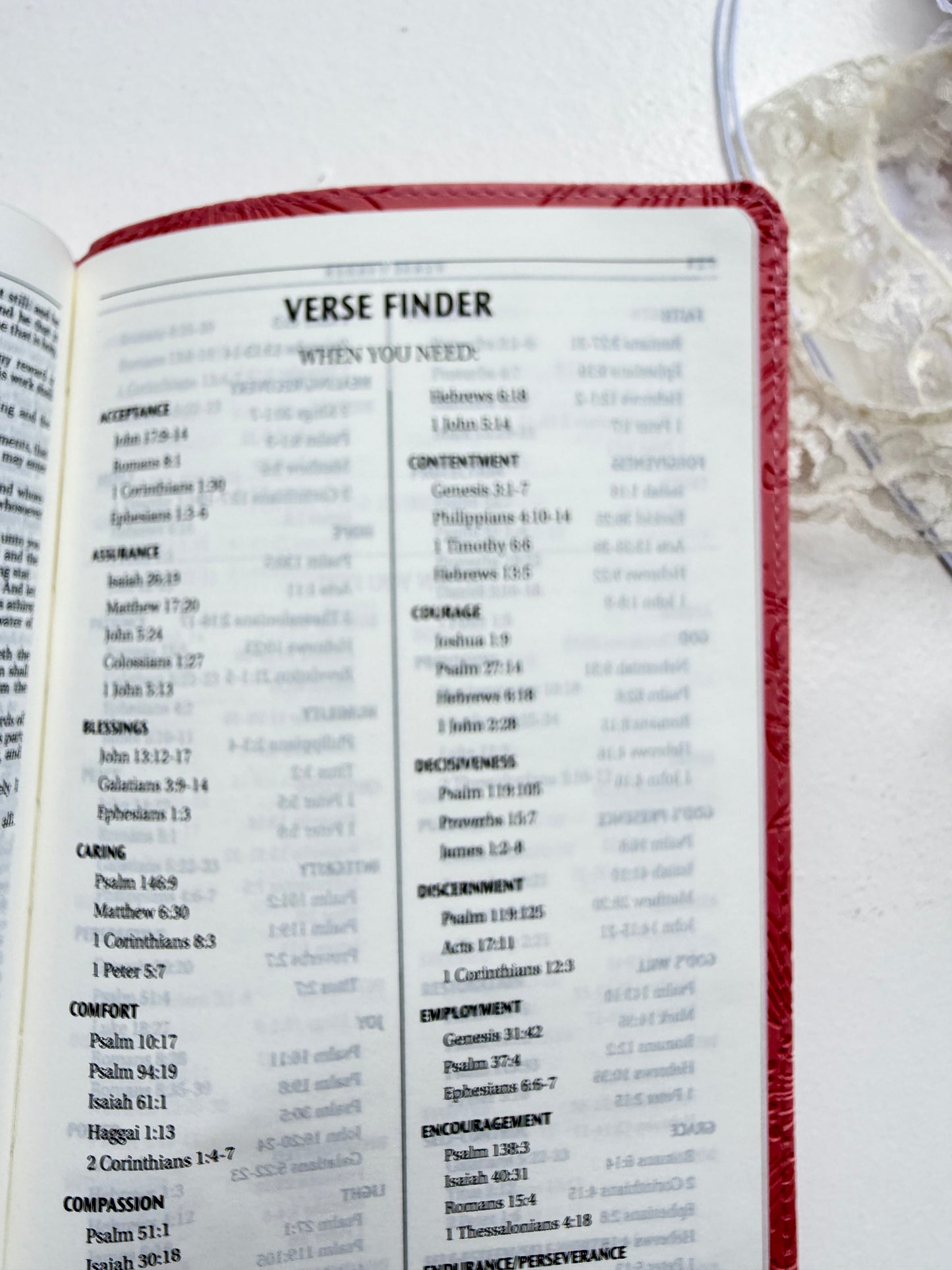 Pink KJV Tabbed Bible Study Kit | Faith Journal, Tassel Bookmark, Keepsake Box Bundle