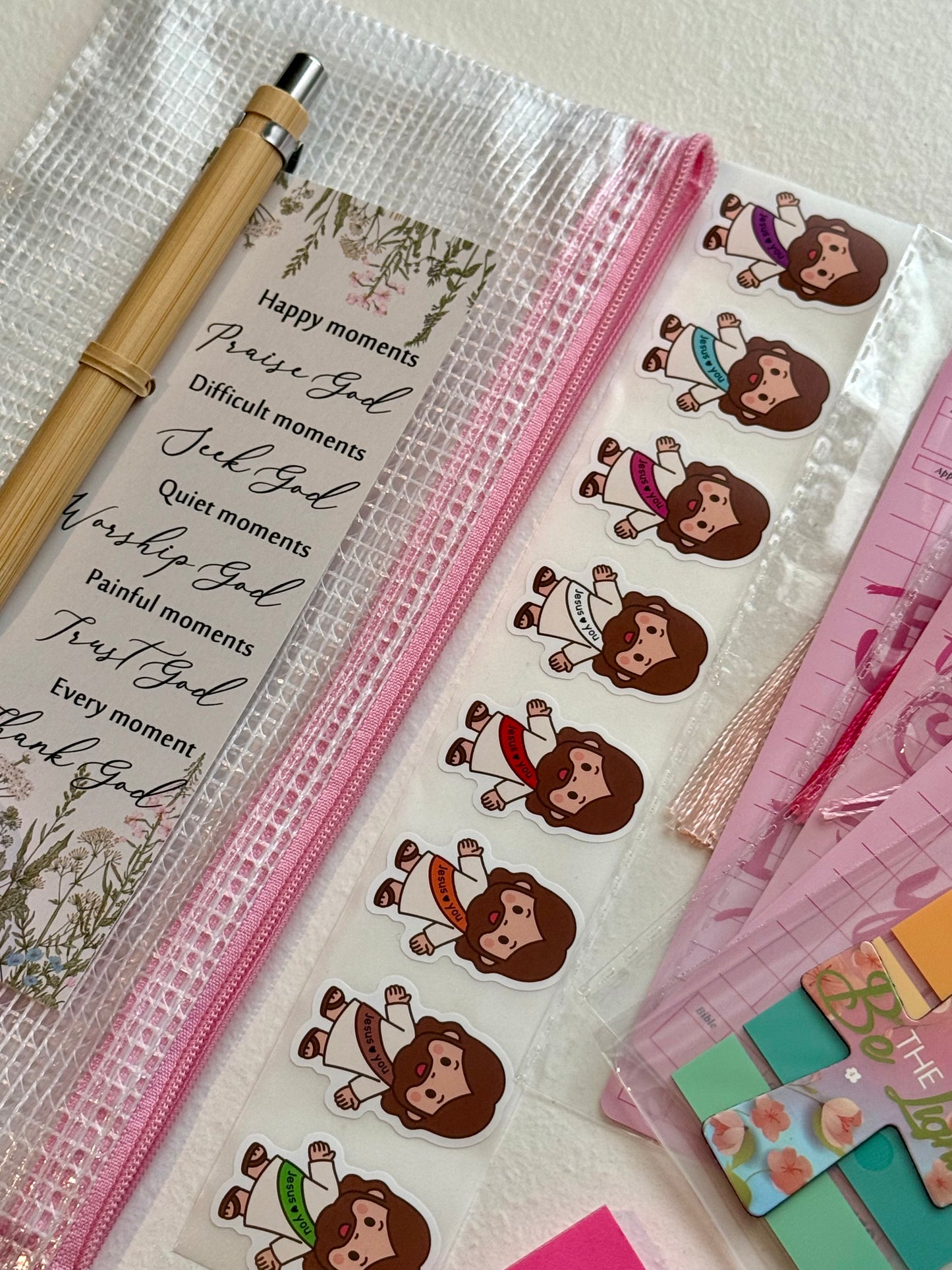 Bible Study Gift Set | Christian Faith Bundle, Prayer Journal Kit (42 Items)